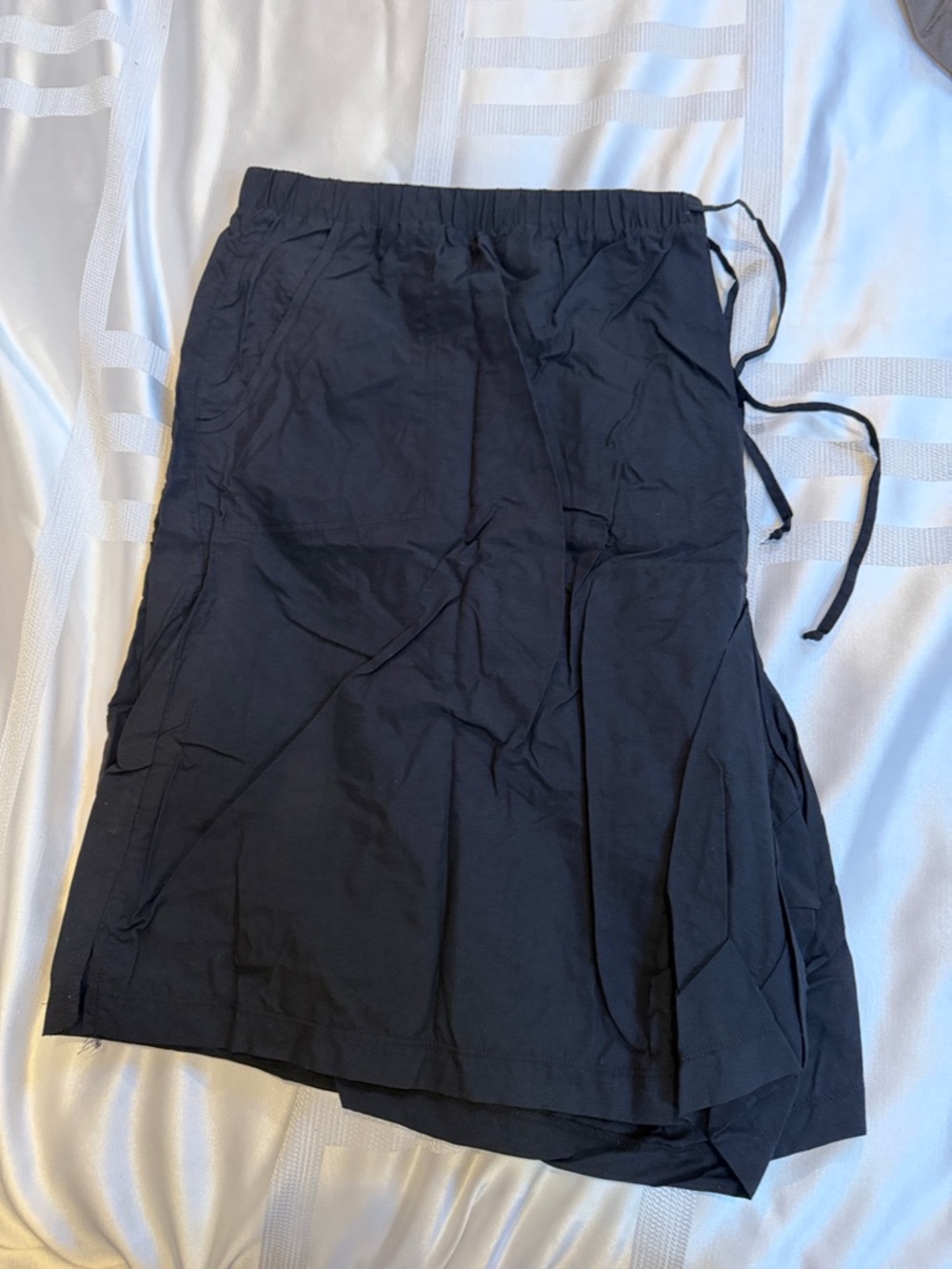 Swimsuits For All Black A-Line Drawstring Skirt